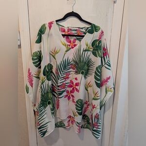 Carmela tropical Floral Blouse